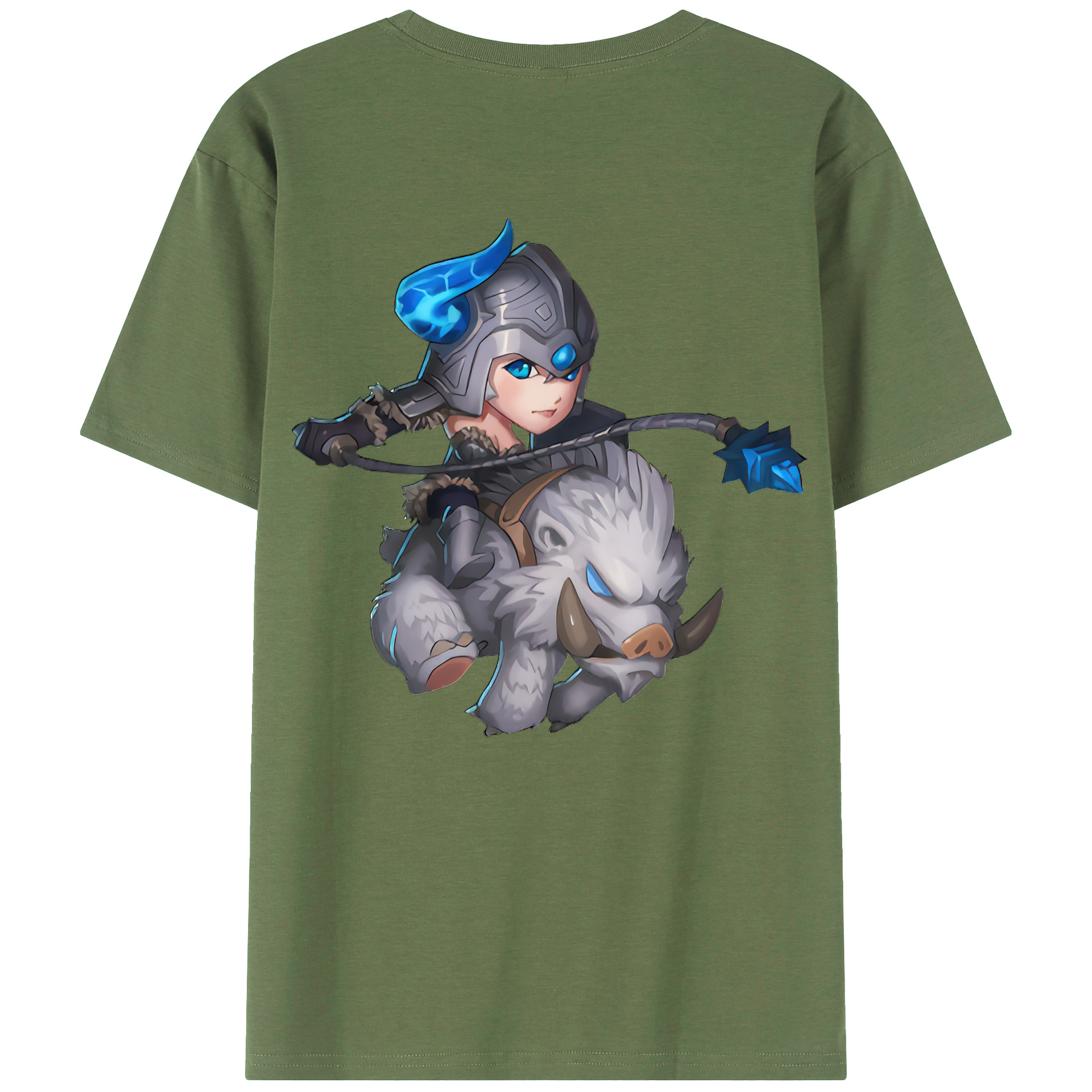 （画像用） リーグ・オブ・レジェンド League of Legends LOL 綿100％ メンズ半袖Tシャツ（バックプリント） 通気性